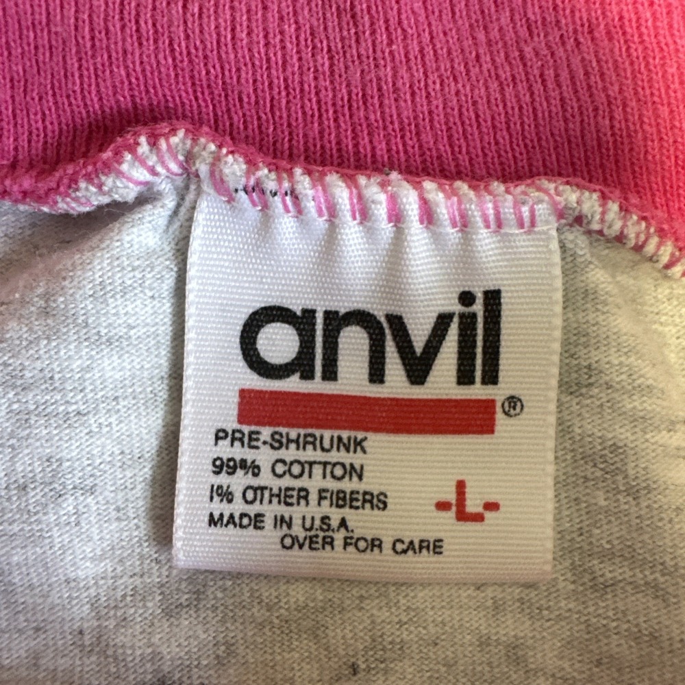 Vintage Single Stitch Charleston, SC Angel Oak Anvil T-Shirt Sz L Made In USA - Picture 2 of 12